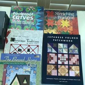 Lot of 5 Quilting Pattern Books Christmas Traditions Foolproof Curves Japanese F